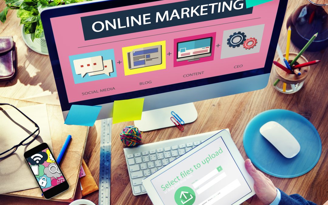 Online marketing - computer