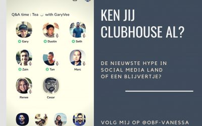 Ken jij het nieuwste social media kanaal Clubhouse?